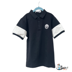 Navy Blue Polo & Shorts Set