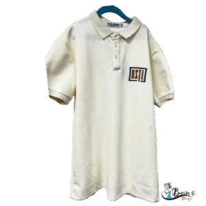 Cream Polo Shirt & Shorts Set (Dior Patch)