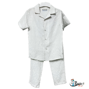 Light Grey Kids' Shirt & Pants Set