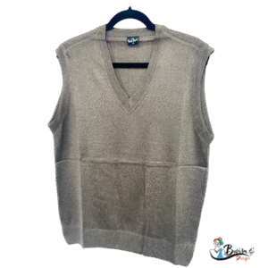 Grey Sleeveless Knitted Vest