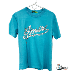 Teal Graphic T-shirt (Strong Print)