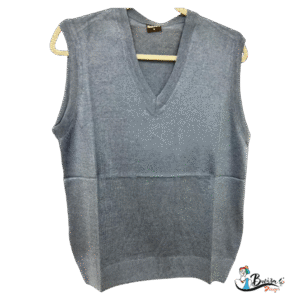 Grey Sleeveless Vest (Wool-style)